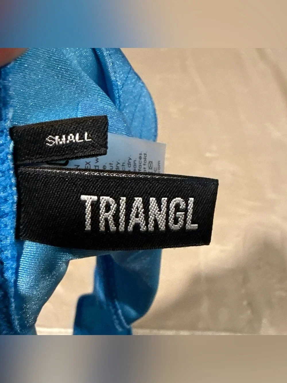 triangl swimwear Blue Floral Bikini Bottom